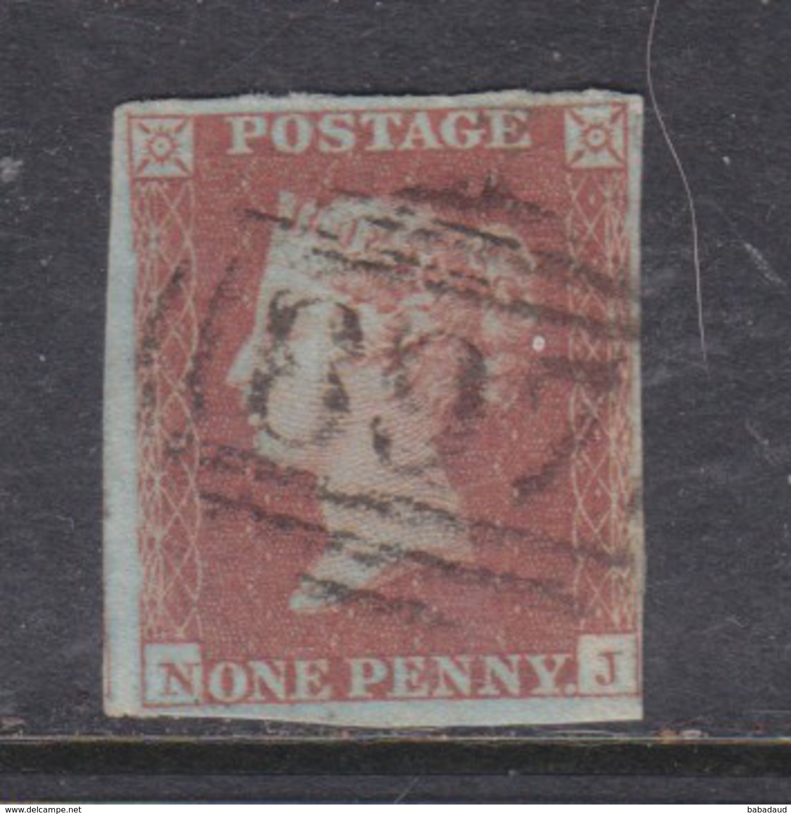 Great Britain Queen Victoria, 1841 1d Red Imperf, Used, 4  Margins - Used Stamps