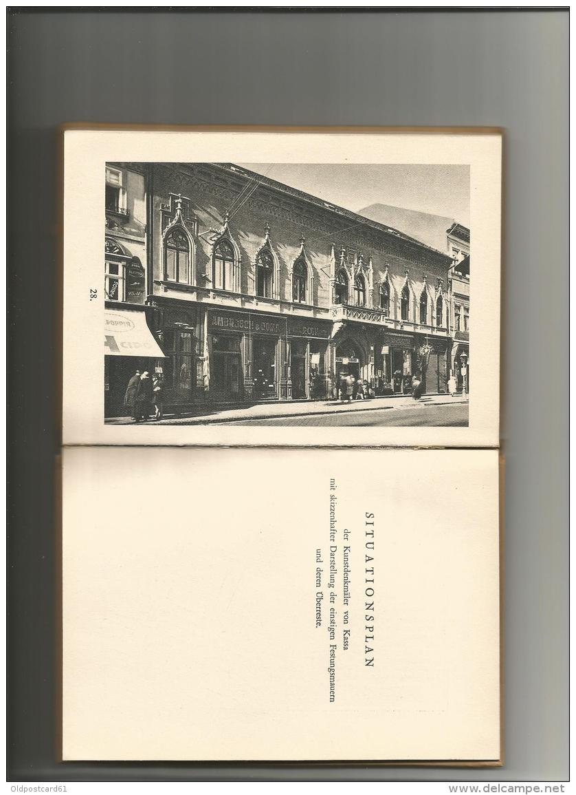 Seltenes Buch  KASSA - KOSICE - KASCHAU - Die Kunstdenkmäler - Ca. 1940 Gedruckt - Slovaquie