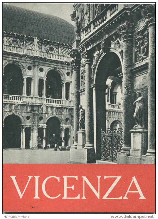 Italien - Vicenza 50er Jahre - 36 Seiten Mit 47 Abbildungen - Dépliants Touristiques