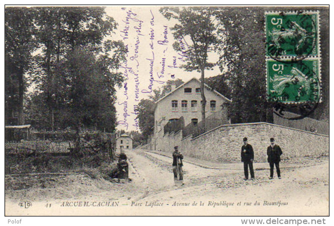 ARCUEUIL-CACHAN - Parc Laplace - Avenue De La République Et Rue Beauséjour   (92630) - Arcueil