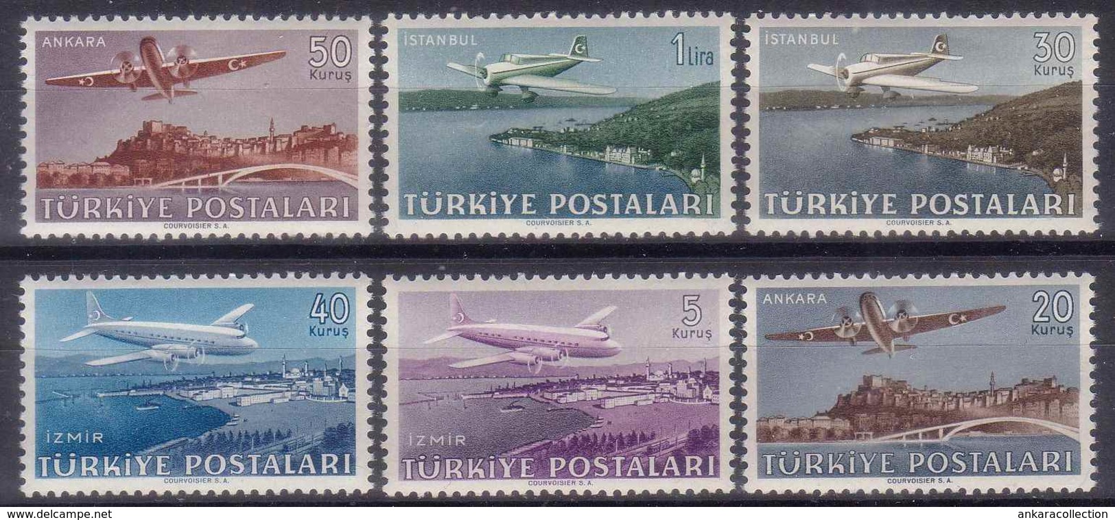 AC - TURKEY STAMP -  AIRMAIL STAMPS MNH 01 JANUARY 1949 - Unused Stamps