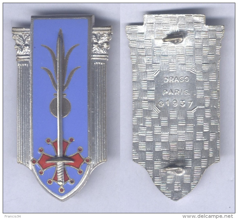 Insigne De L´Ecole Militaire De L'Infanterie - Montpellier - Armée De Terre