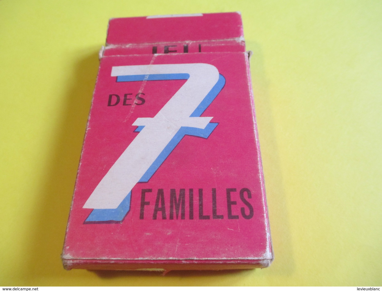 Jeux des 7 Familles /Offert par Delespaul /Bémol-Lebois-Arcenciel-Lefer-Bonneterre-Letisserand-Jelis-/Vers 1950   CAJ3