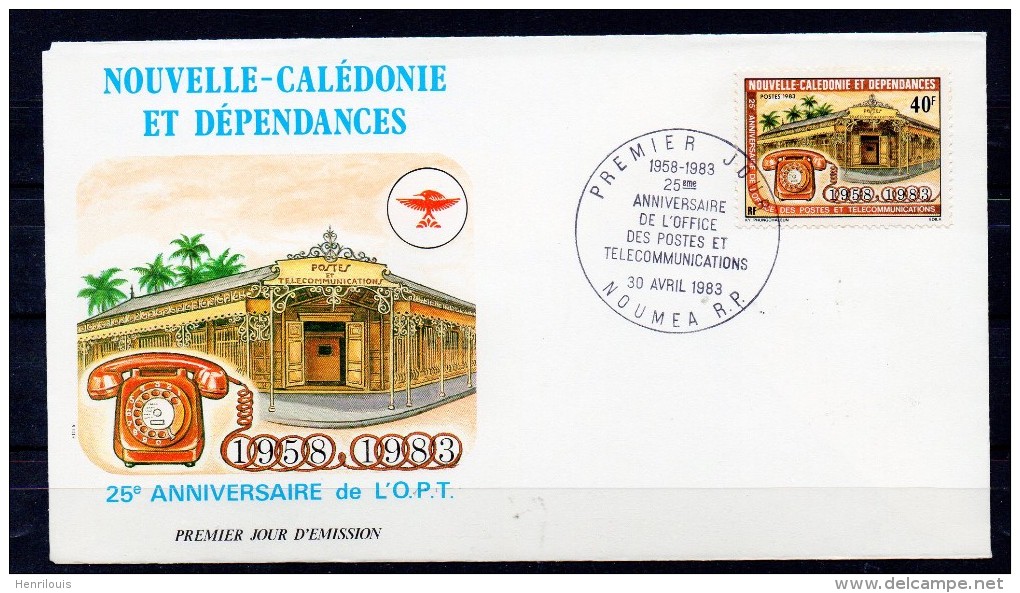 NOUVELLE CALEDONIE  Timbres De 1983  ( Ref 4195 ) Sur FDC X 3 - Oblitérés