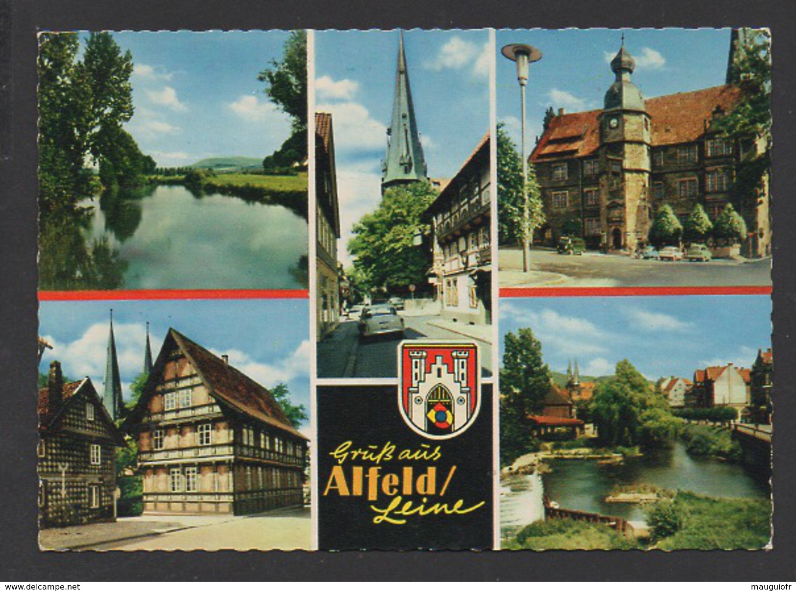 DF / ALLEMAGNE / BASSE-SAXE / ALFELD / CARTE MULTIVUES - Alfeld