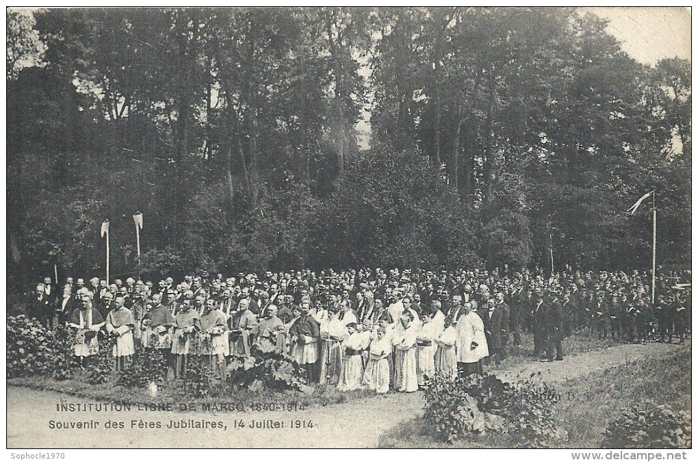 NORD - 59 - MARCQ -Instituton Libre - Souvenir Des Fêtes Jubilaires D 1914 - Marcq En Baroeul