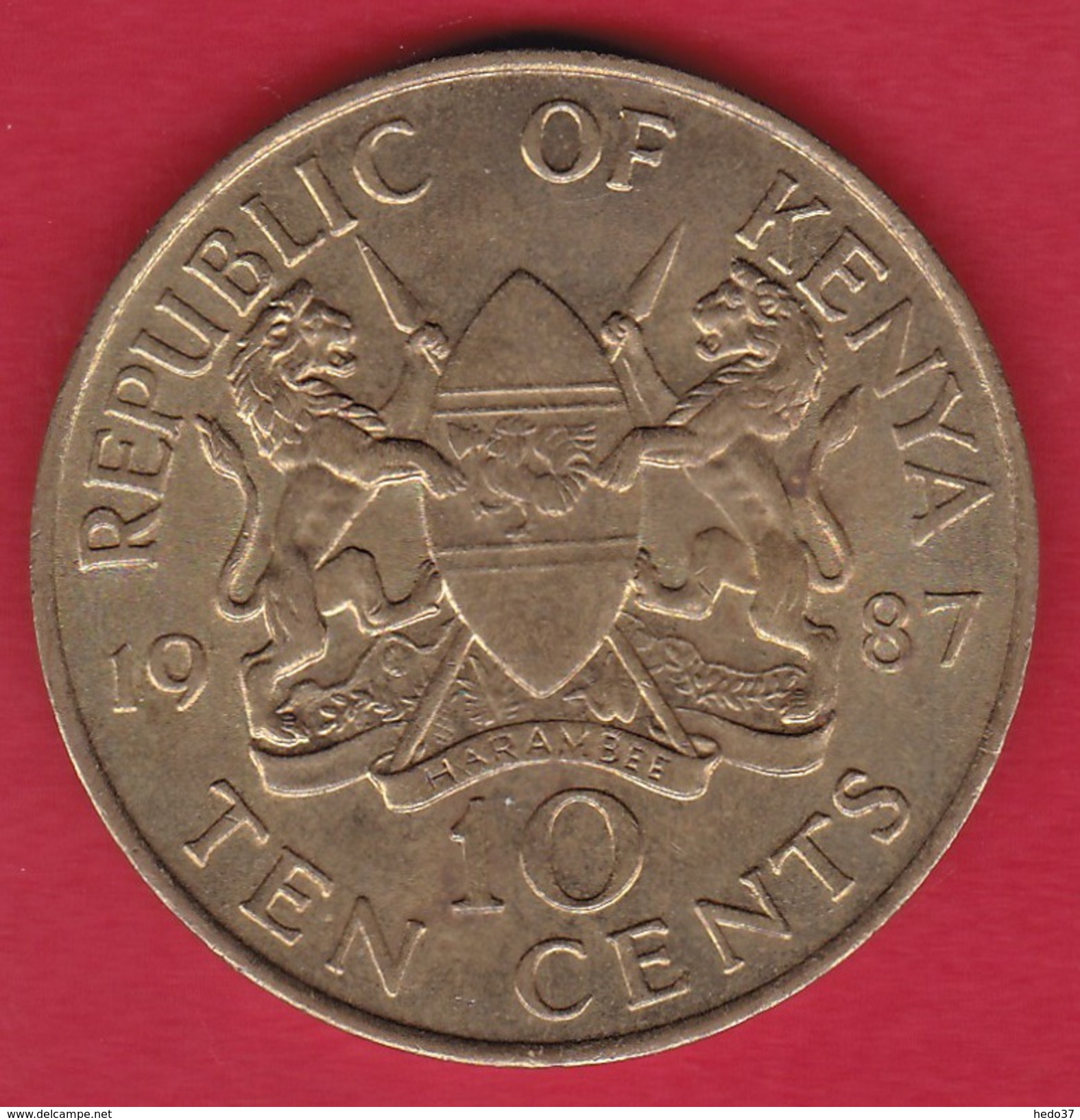 Kenya - 10 Cents - 1987 - Kenia