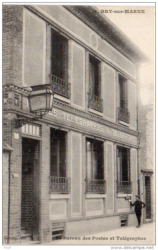 BRY SUR MARNE - Bureau Des Postes Et Télégraphes  (92646) - Bry Sur Marne