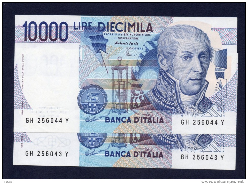 10000 LIRE - A. Volta 1997/98 SUP-FDS - Numeri Sequenziali (2 Pezzi) - 10000 Lire