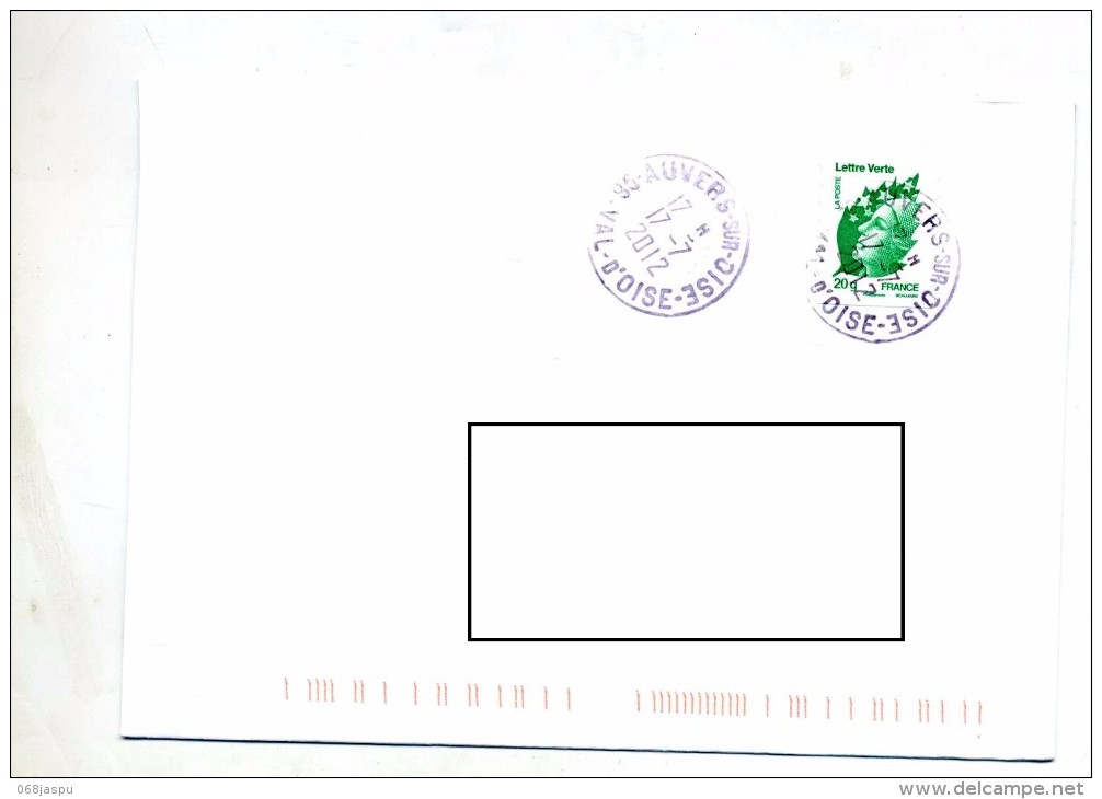 Lettre Cachet Auvers - Cachets Manuels