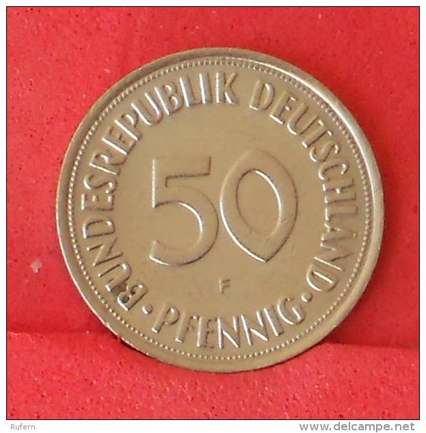 GERMANY FEDERAL REPUBLIC 50 PFENNIG 1972 F -    KM# 109,2 - (Nº16796) - 50 Pfennig