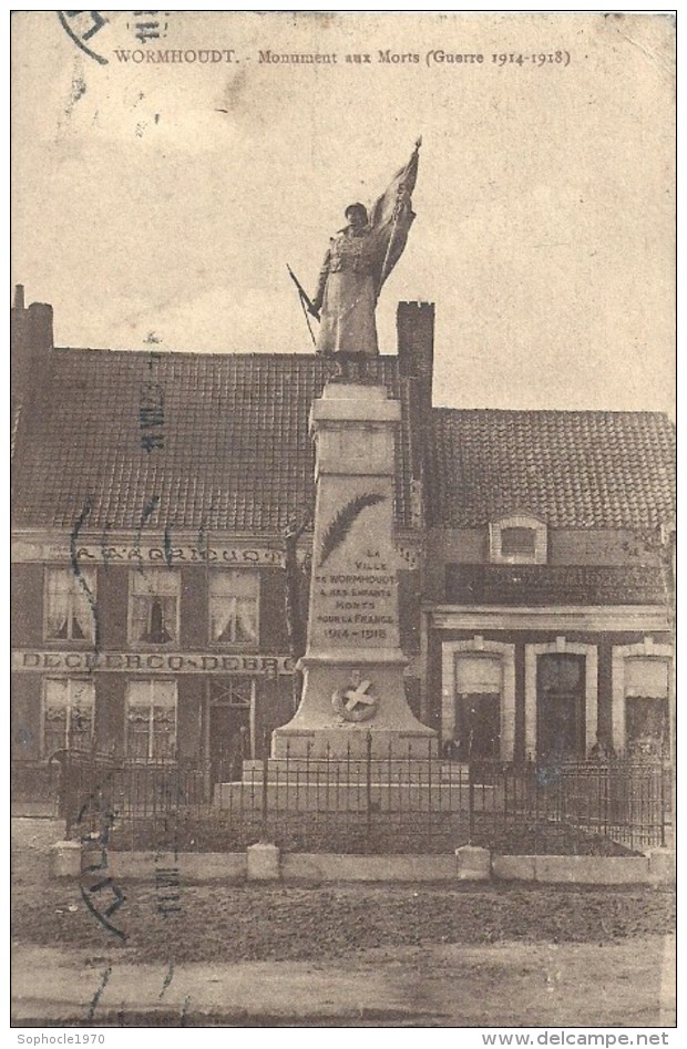 NORD - 59 - WORMHOUT - Monument Aux Morts - Wormhout