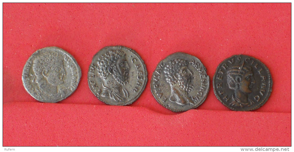 ROMAN    - 4 PIECES TO IDENTIFY   KM#  - (Nº16817) - Alla Rinfusa - Monete