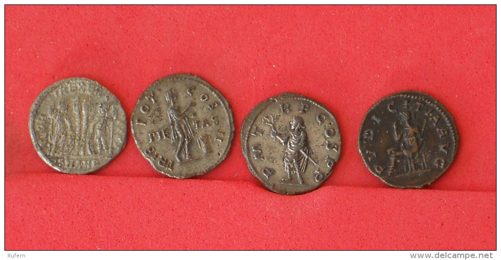 ROMAN    - 4 PIECES TO IDENTIFY   KM#  - (Nº16817) - Alla Rinfusa - Monete