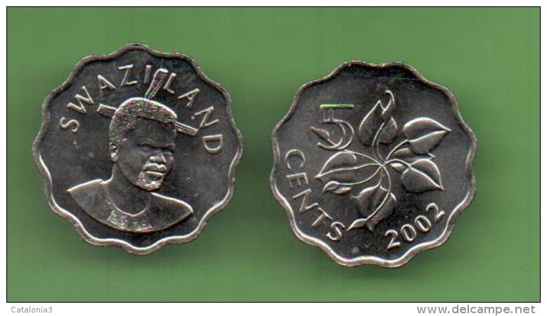 SWAZILAND - 5 CENTS 2002  KM48 - Swazilandia