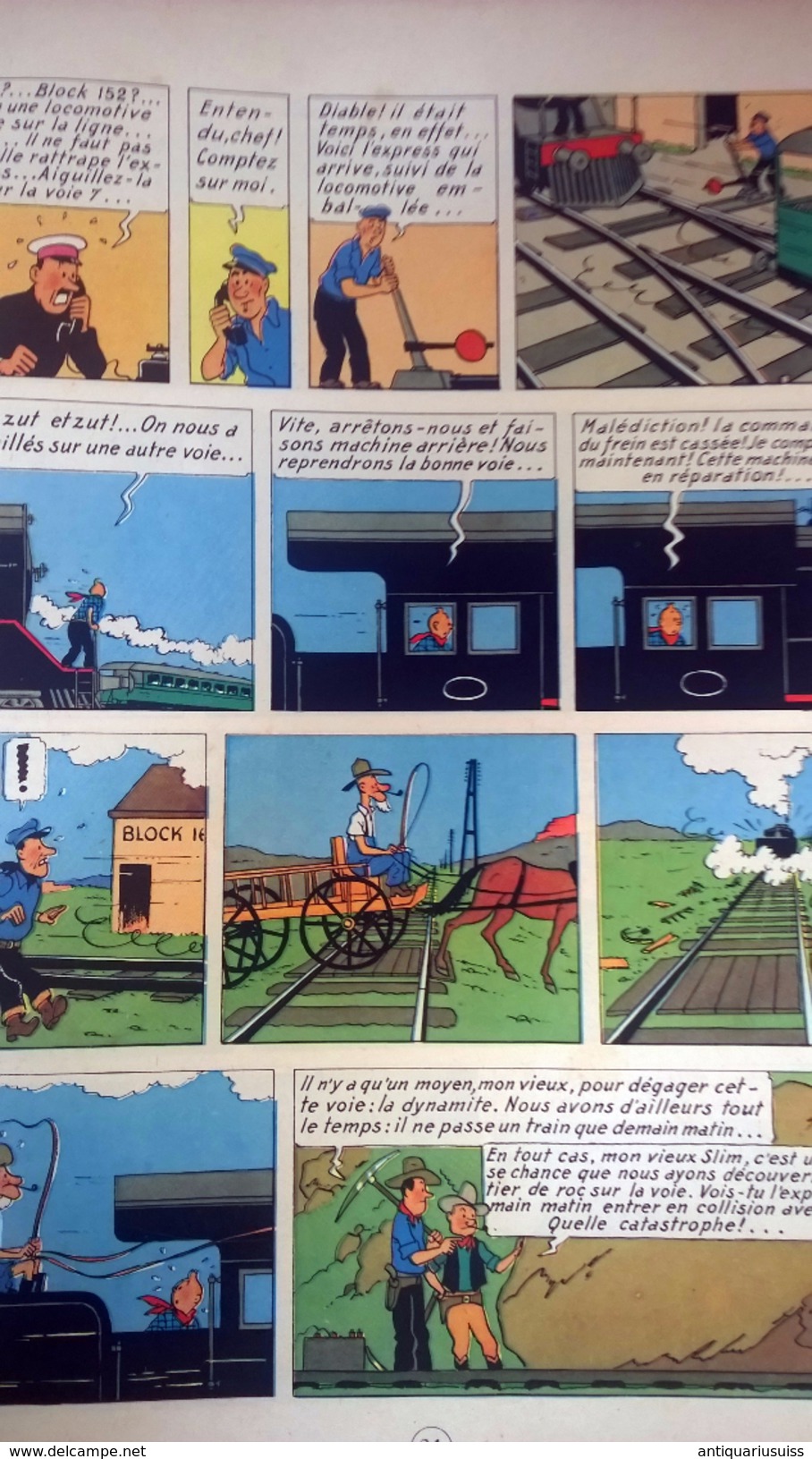 1947 - Tintin En Amérique -   France - Casterman - Casterman