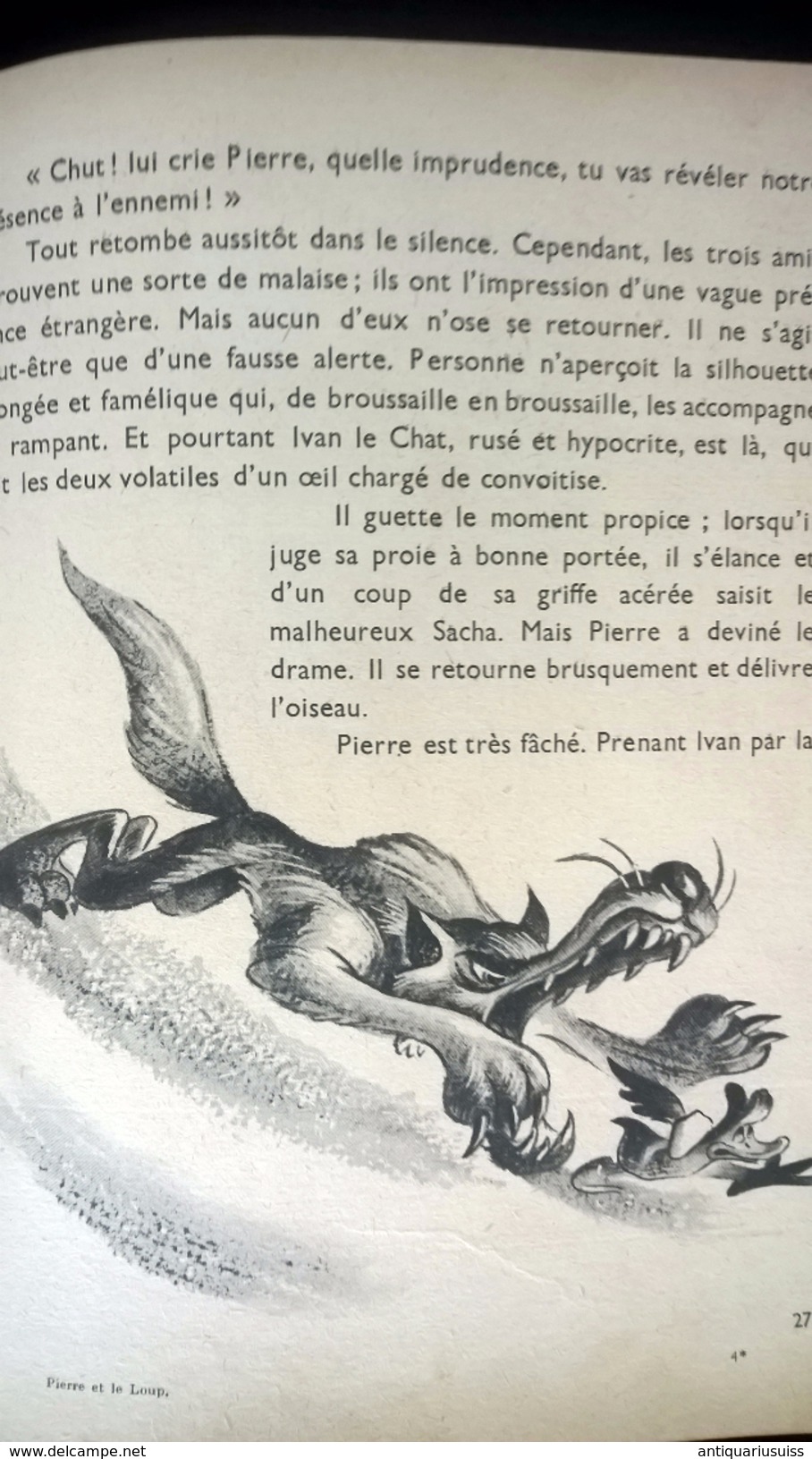 1949 -  Walt Disney - Hachette - Pierre Et Le Loup - D`après Le Conte Musical De Prokofieff - Disney