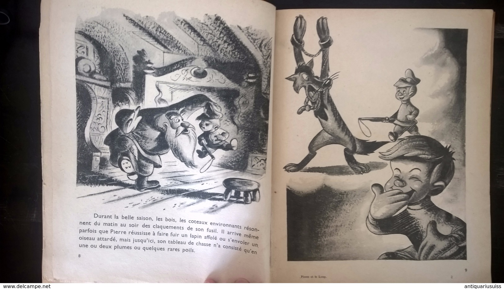 1949 -  Walt Disney - Hachette - Pierre Et Le Loup - D`après Le Conte Musical De Prokofieff - Disney