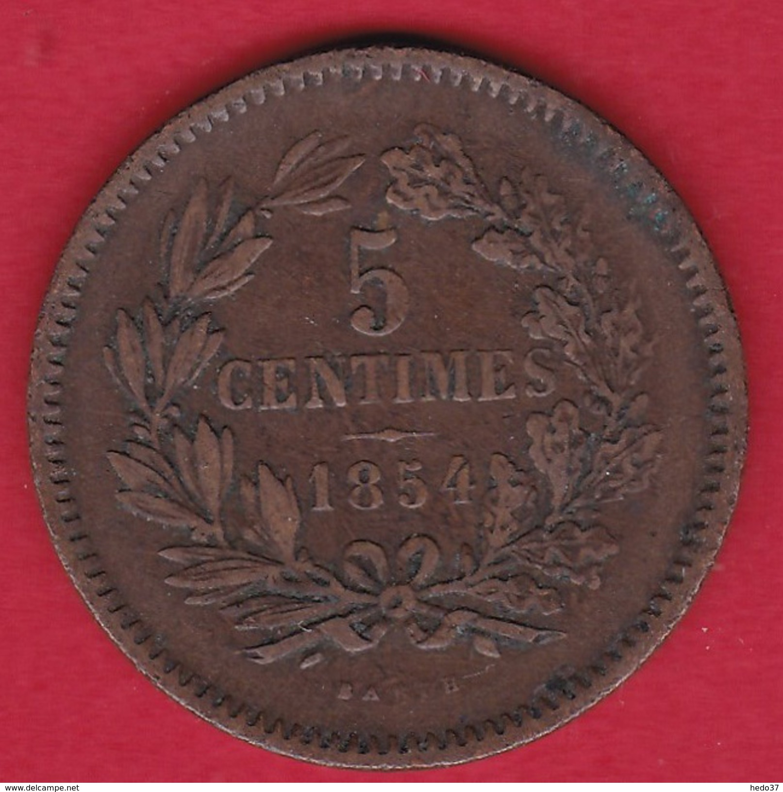 Luxembourg - 5 Centimes - 1854 - Luxembourg