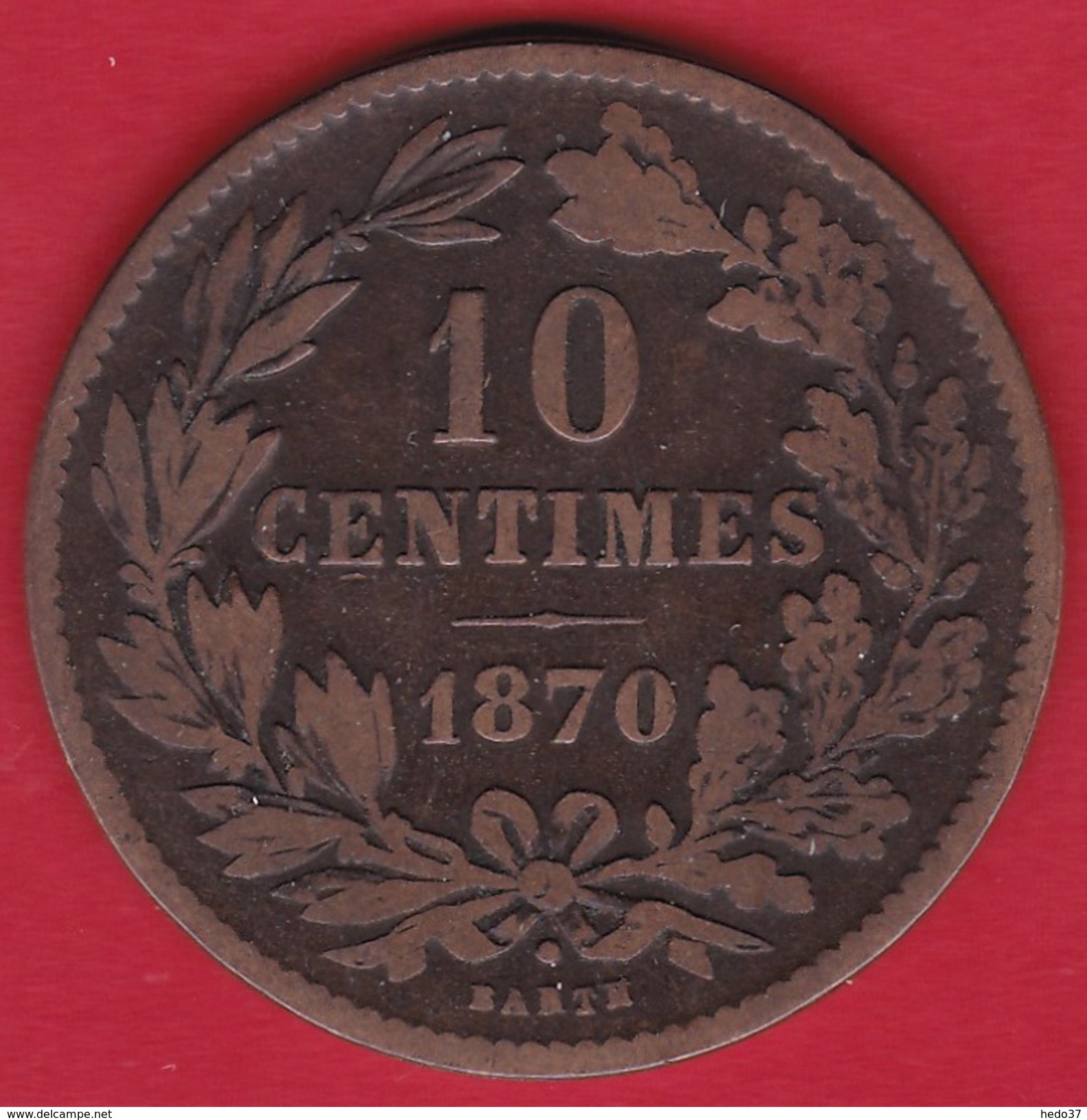 Luxembourg - 10 Centimes - 1870 - Luxembourg