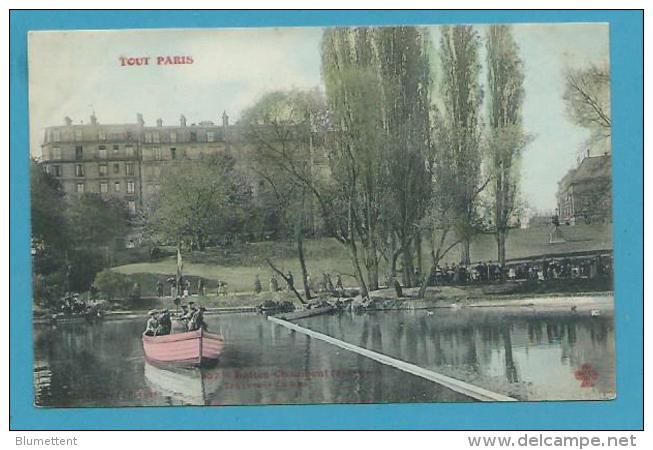 CPA TOUT PARIS 907 - Buttes Chaumont Traversée Du Lac (XIXème) Collection FLEURY - Arrondissement: 19