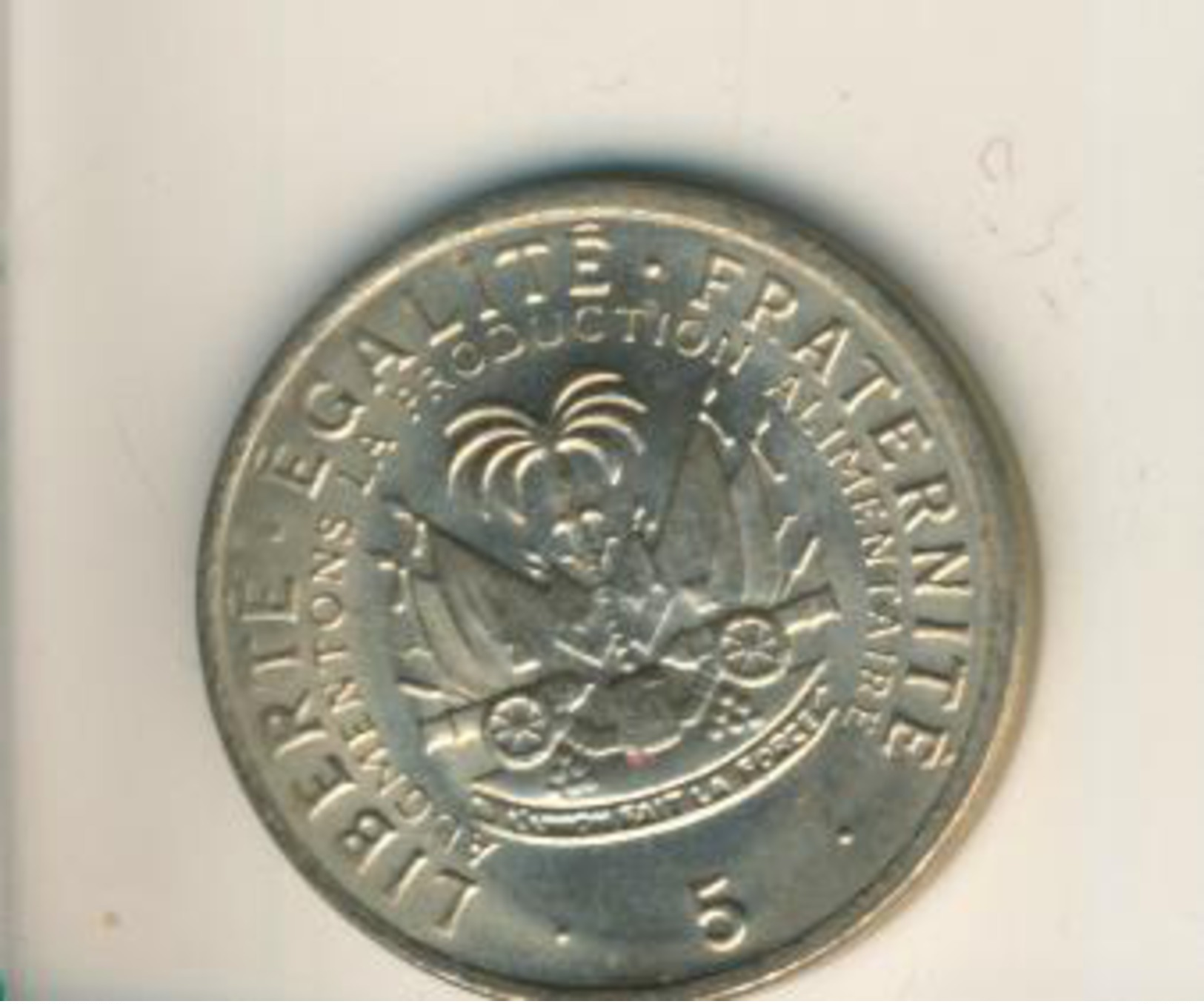 Haiti V. 1975  5 Centimes (Kanone) (49136) - Haiti