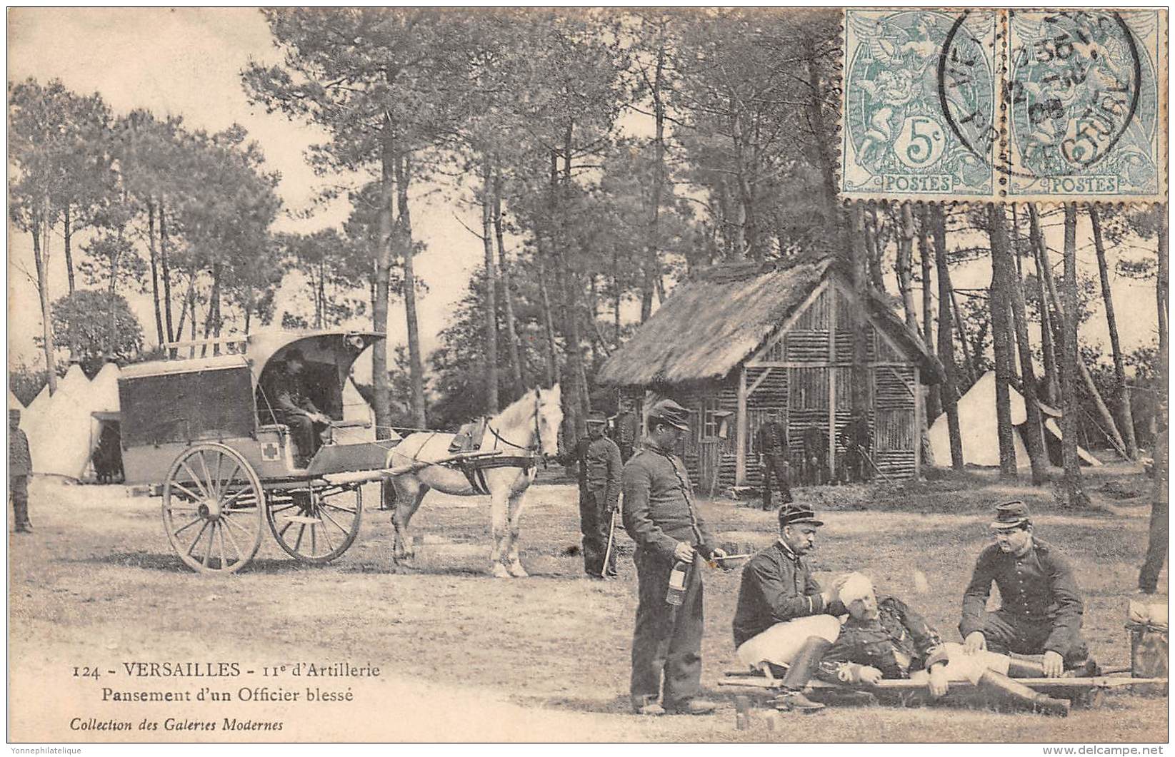 78 - LES YVELINES - Versailles - Pansement D'un Officier Blessé - Artillerie - Versailles