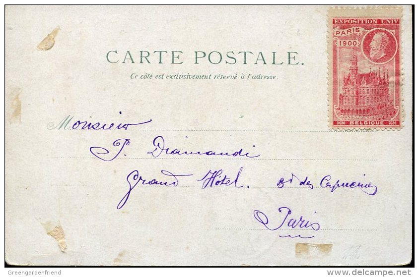 15623 France, Special Card For The Paris  Exposition Du 1900, Avec Vignette  De L'expo Universel  Bruxelles - 1900 – Paris (France)