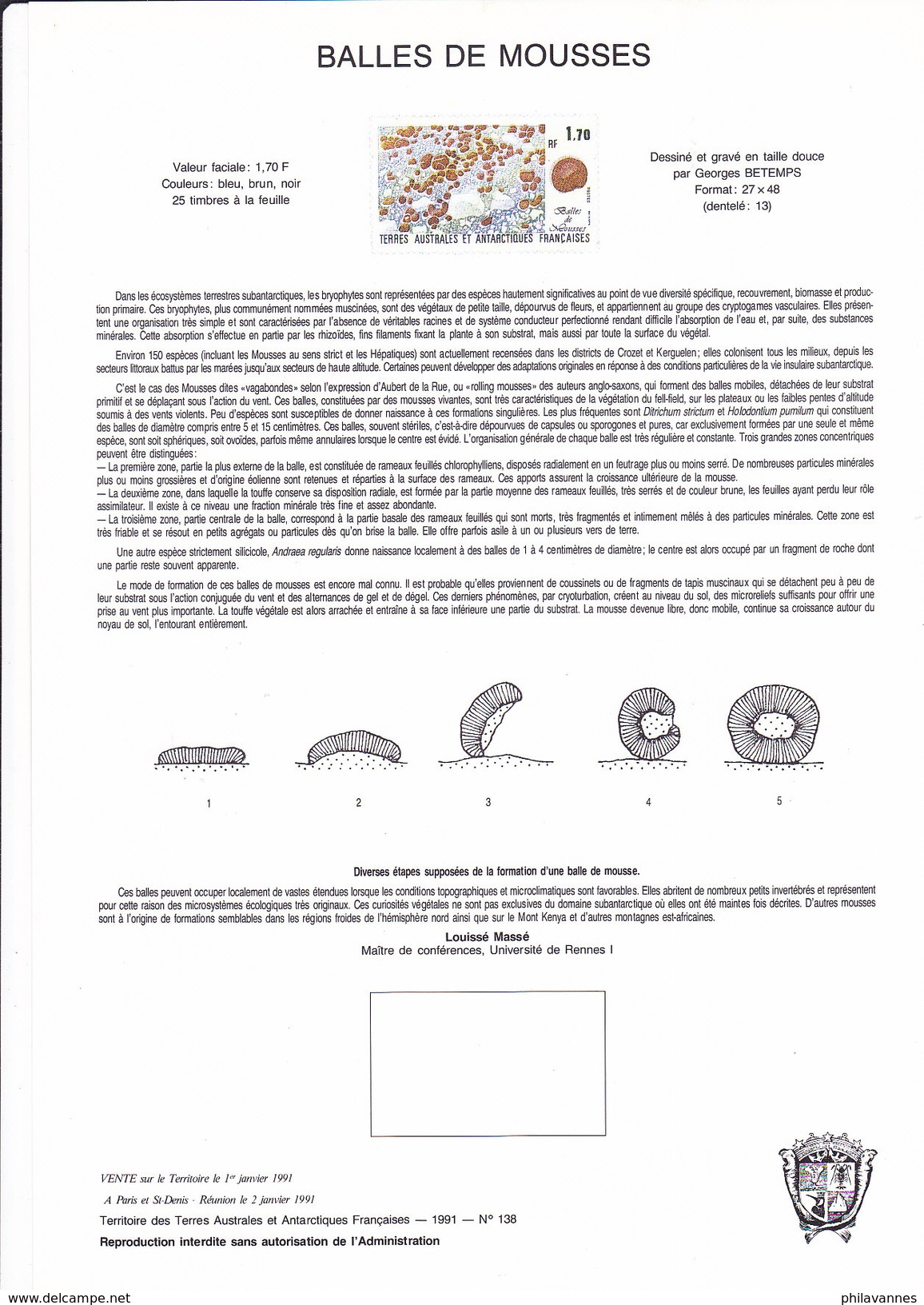 France, TAAF, Notices 1991, ( Not Taaf/2) - Autres & Non Classés