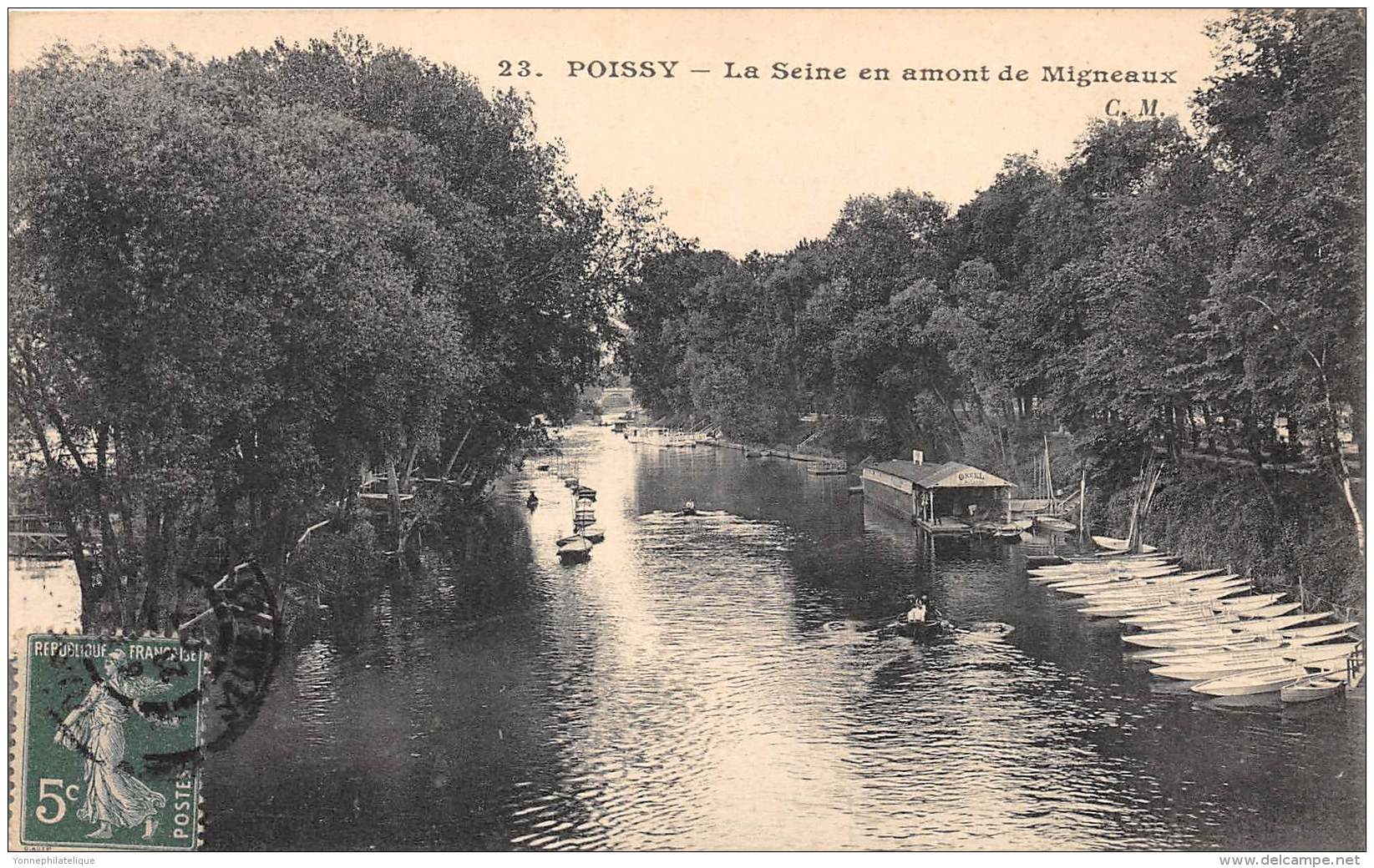 78 - LES YVELINES - Poissy - La Seine En Amont De Migneaux - Poissy