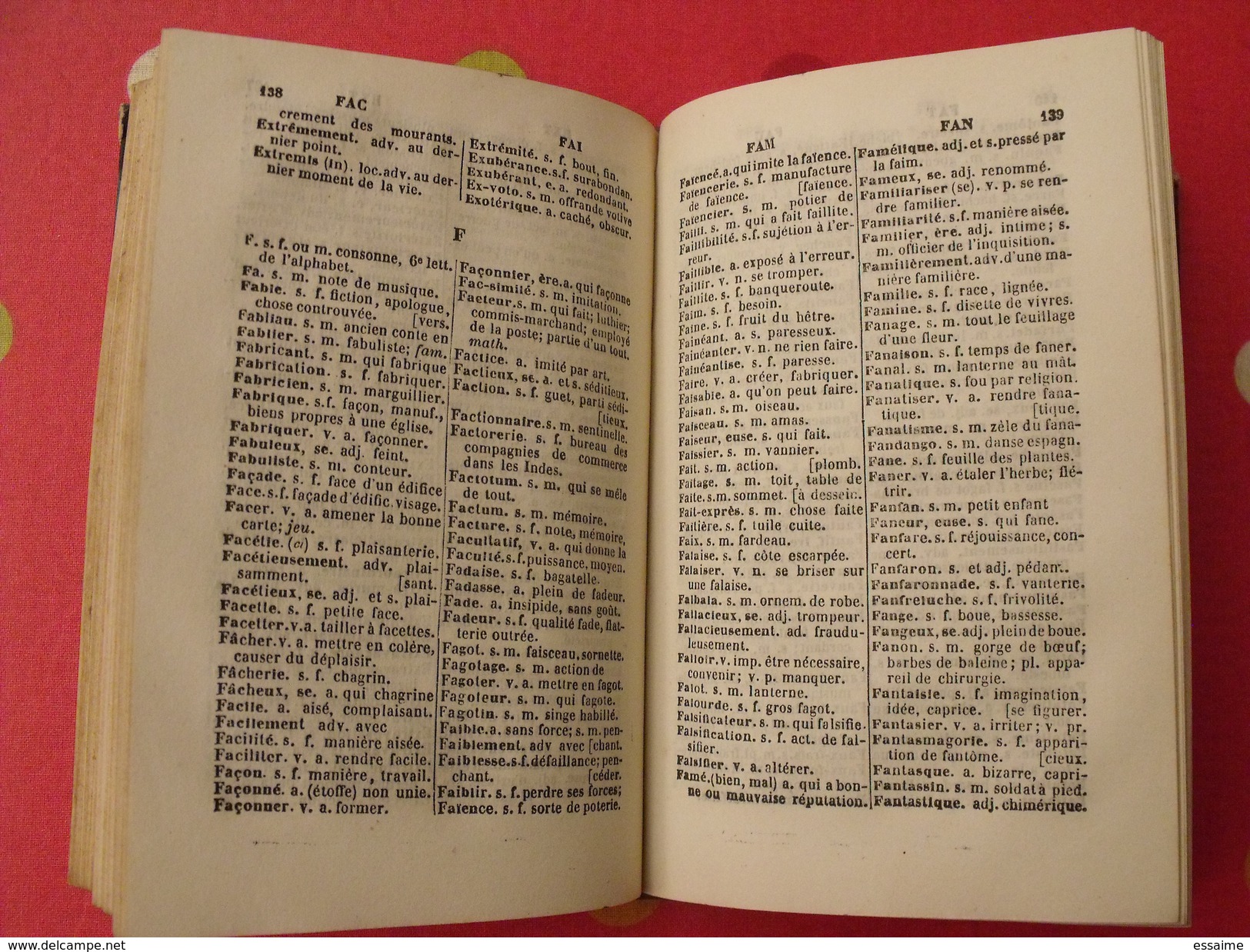 Dictionnaire De La Langue Française Par M. Bescherelle Ainé. 1853 Edit. Fouraut Paris - Dictionnaires