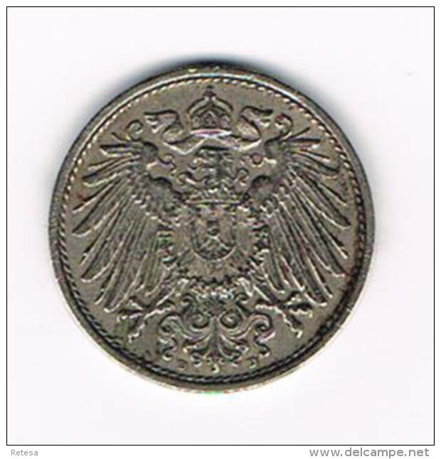 °°° DEUTSCHES REICH  10 PFENNIG 1915 D - 10 Pfennig