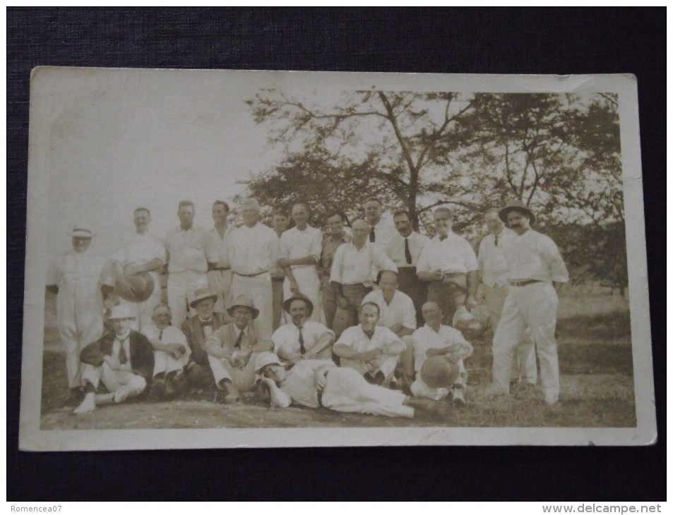 REUNION MASCULINE - Carte-photo - Vers 1930 - Photographs