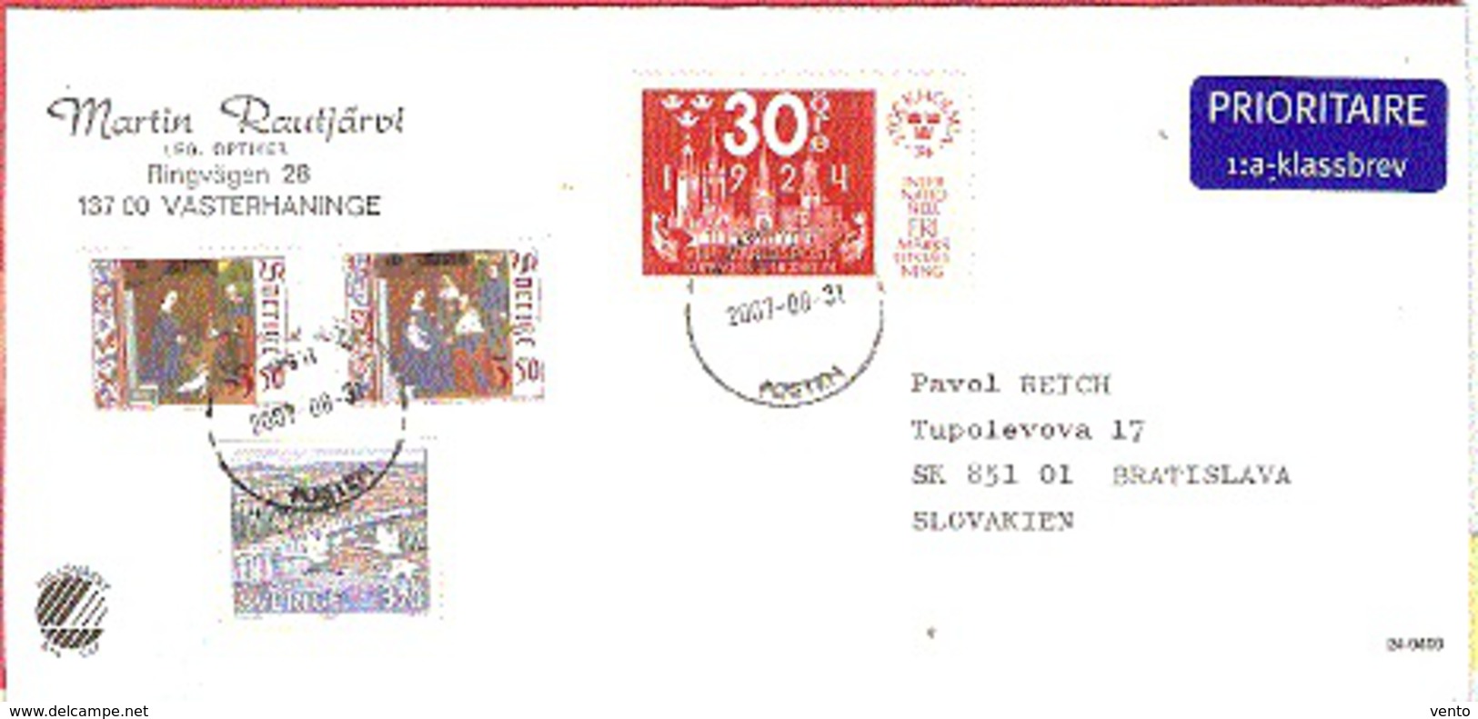 Sverige Letter ... AX273 - Storia Postale