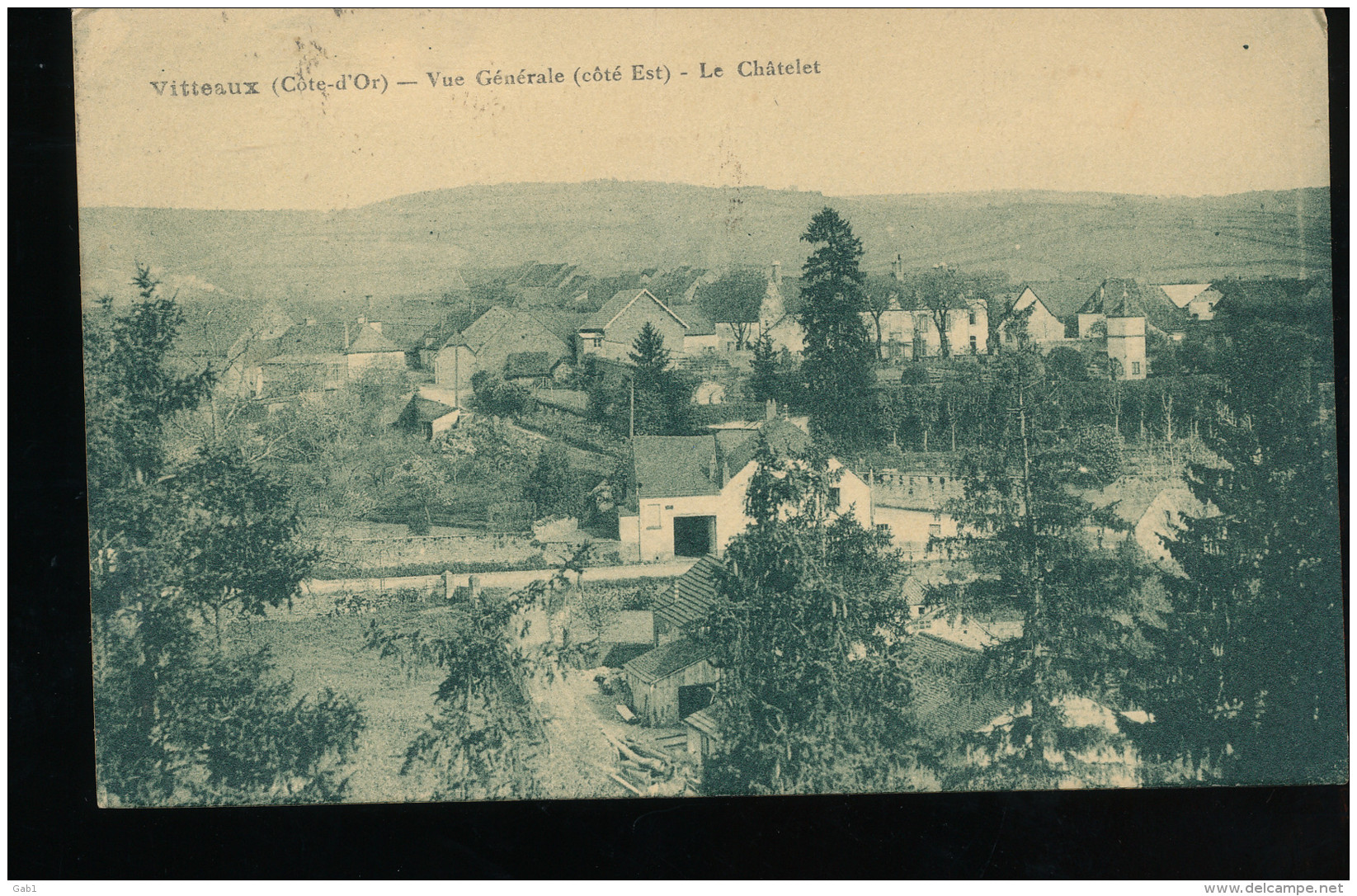 21 -- Vitteaux -- Vue Generale ( Cote Est ) -- Le Chatelet - Autres & Non Classés