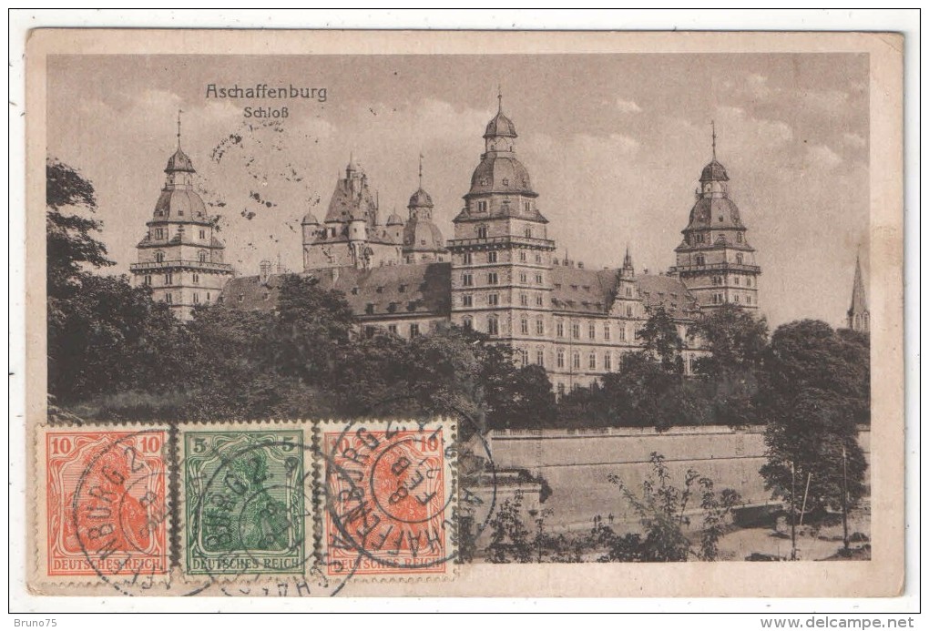 ASCHAFFENBURG - Schloss - 1921 - Aschaffenburg