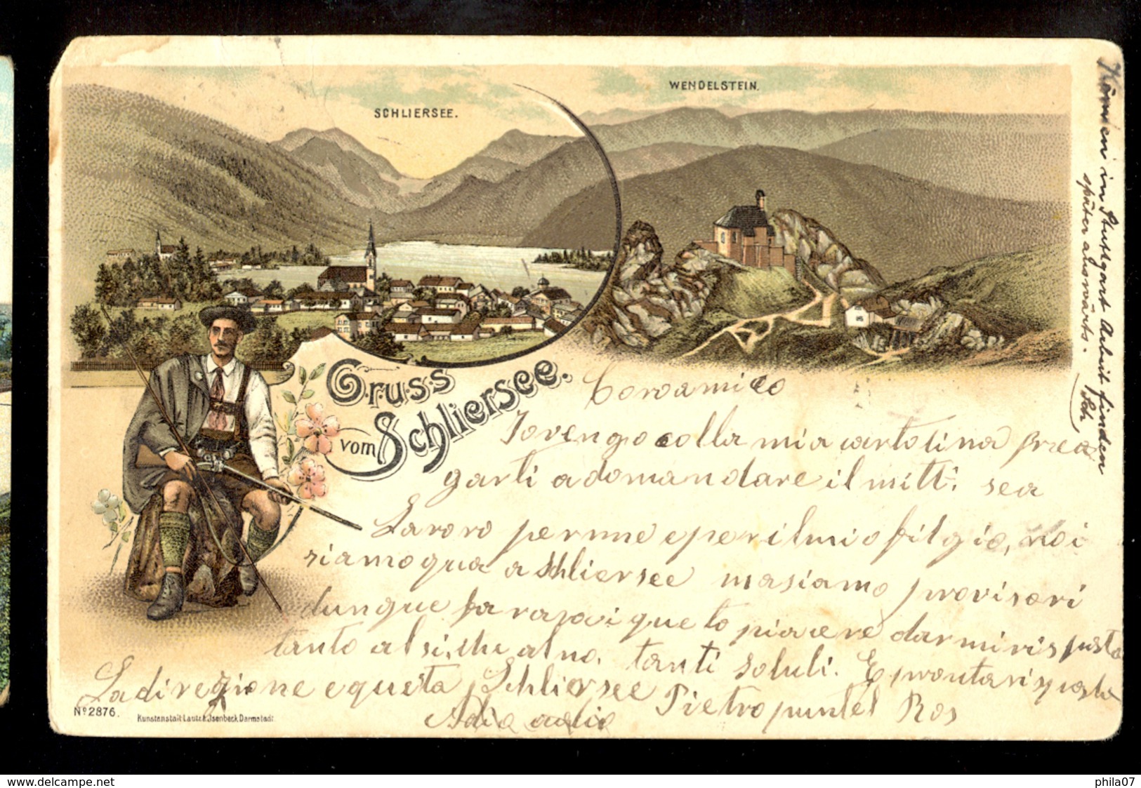 Gruss Vom Schliersee / Year 1902 / Old Postcard Circulated - Schliersee