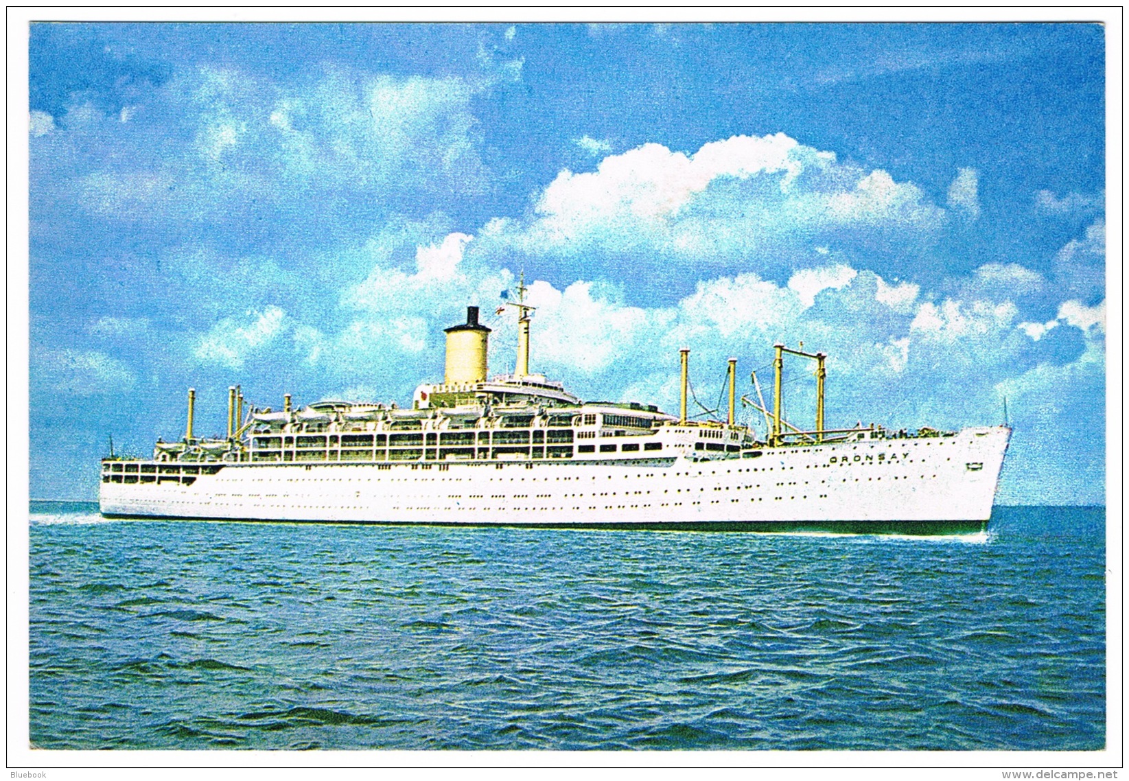 RB 1128 - P &amp; O Ship Postcard - Oronsay - Shipping Maritime Theme - Paquebote