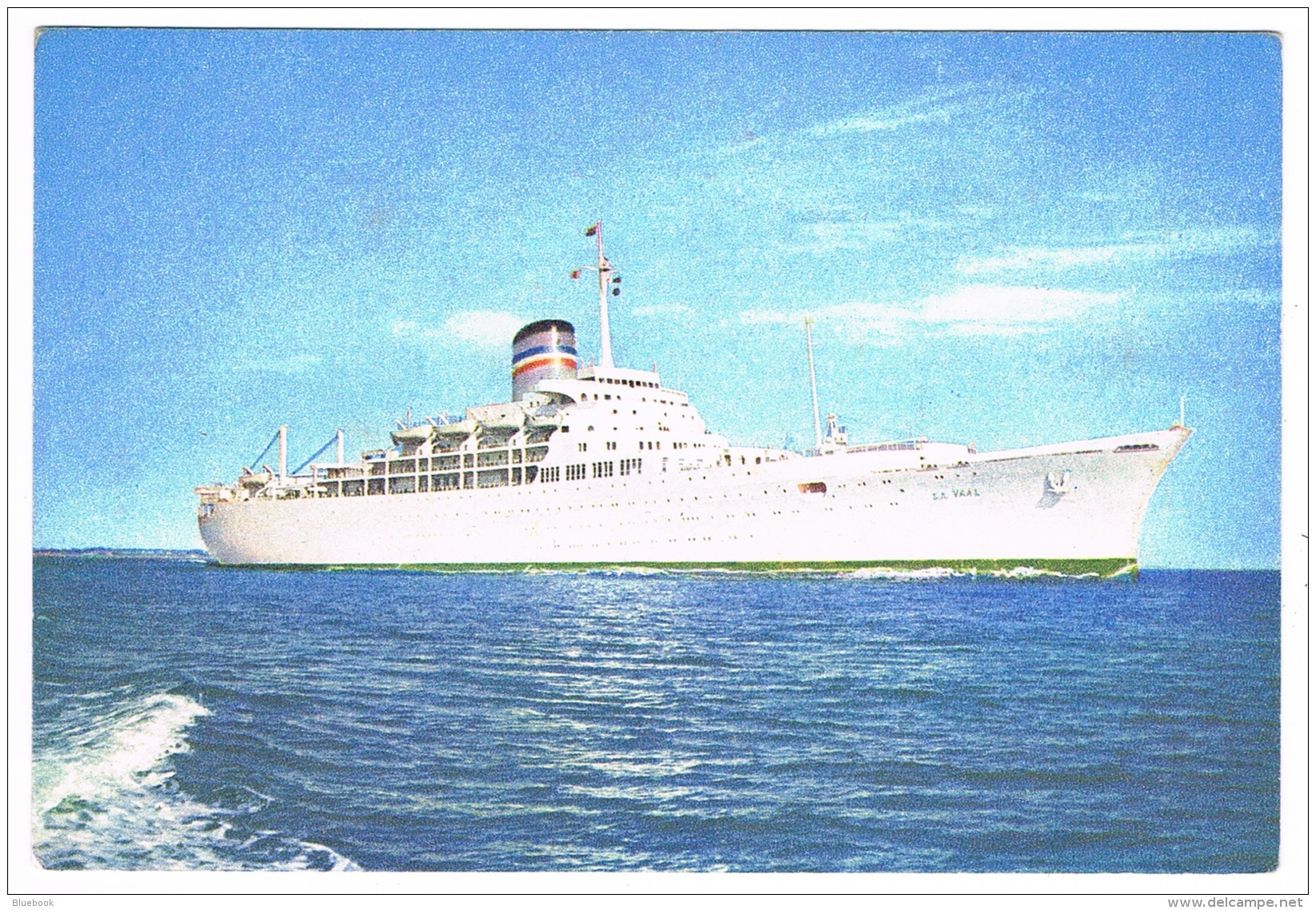 RB 1128 - South Africa Ship Postcard - S.A. Vaal - Shipping Maritime Theme - Paquebote