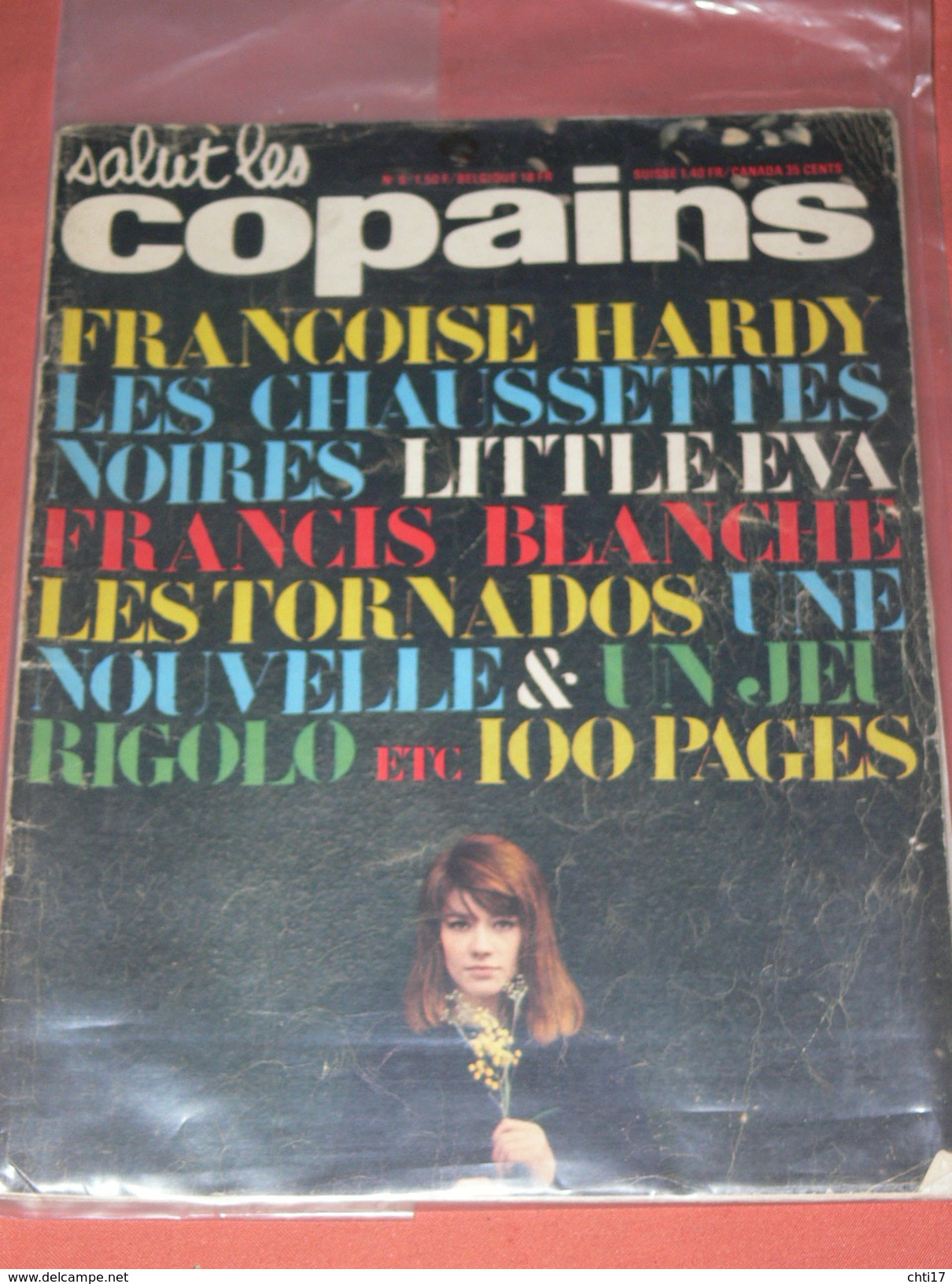 SALUT LES COPAINS  N° 9 /  SALUT LES COPAINS 1963 N 9 FRANCOISE HARDY - LES CHAUSSETTES NOIRES - Musique