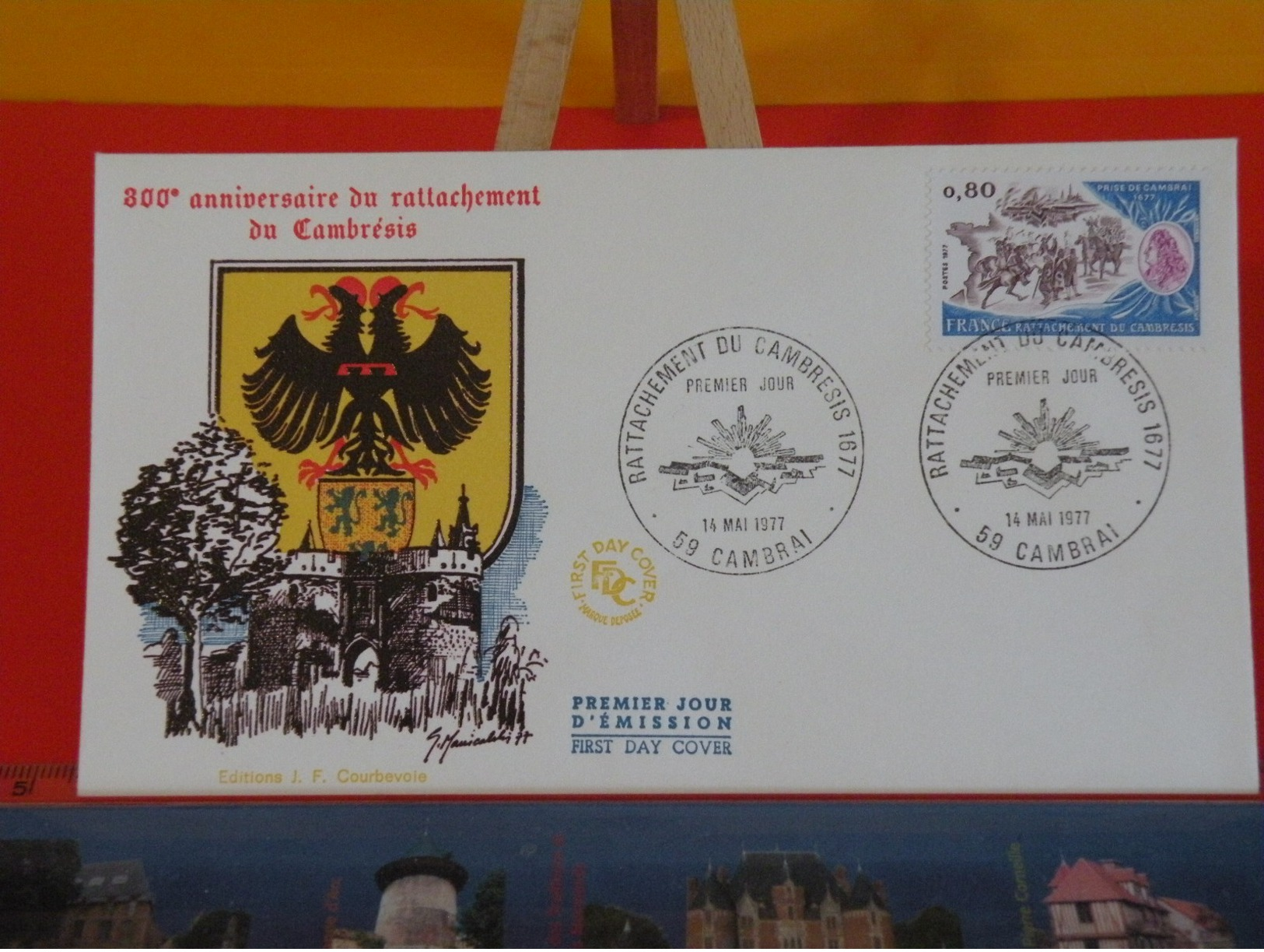 FDC > 1970-1979 > Rattachement Du Cambrésis 1677 - 59 Cambrai - 14.5.1977 - 1er Jour. Coté 1,50 &euro; - 1970-1979