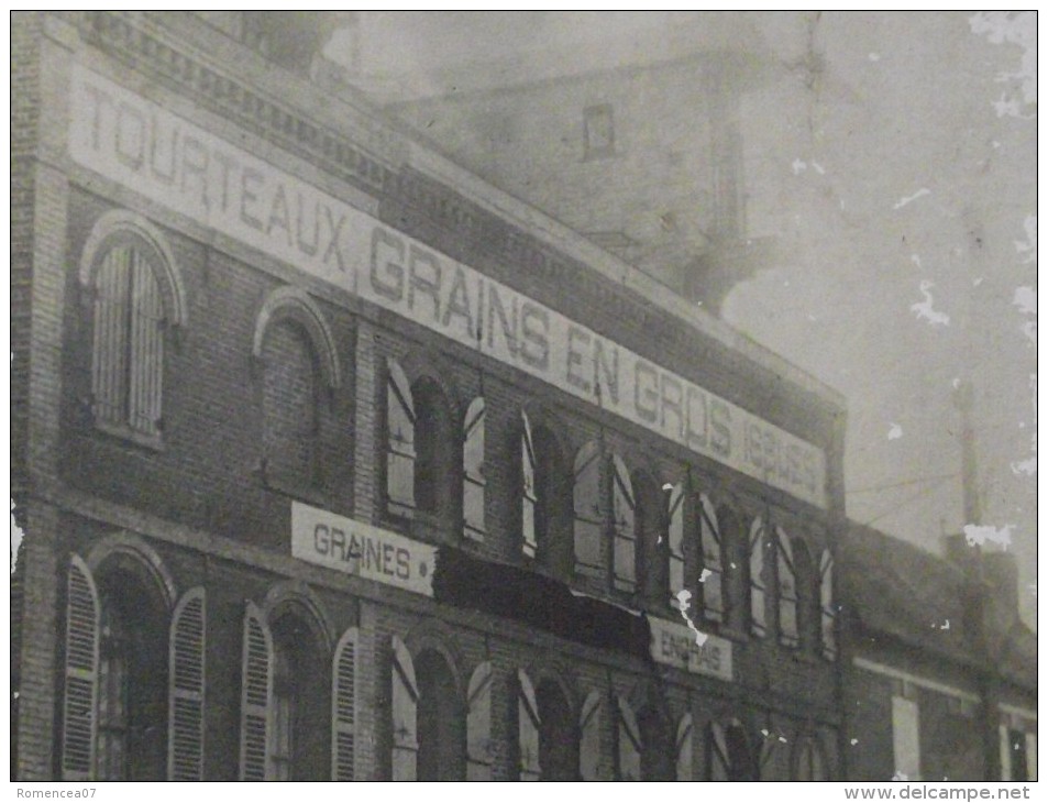 TOURTEAUX GRAINS En GROS - Usine Parisienne - Attelage - Photo De L. Danel, Photographie à Paris - Animée - A Voir ! - Other & Unclassified