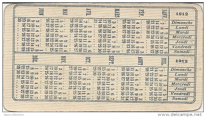 MUGUET TRIANON . GELLE FRERES + CALENDRIER 1912 - Vintage (until 1960)