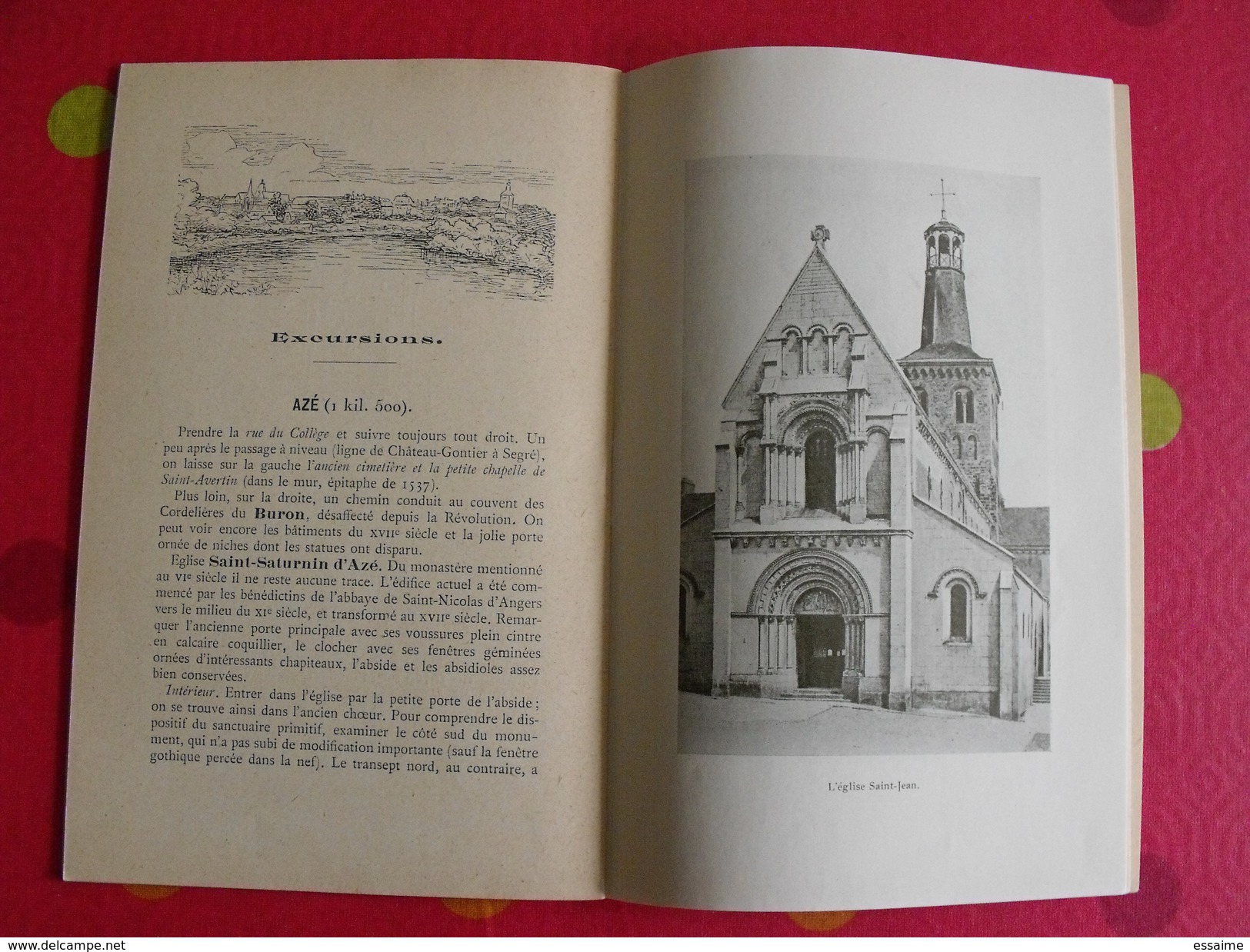 Chateau-Gontier Et Ses Environs. Gauchet Et Patrie. Syndicat D'initiative. Vers 1910 ? - Pays De Loire