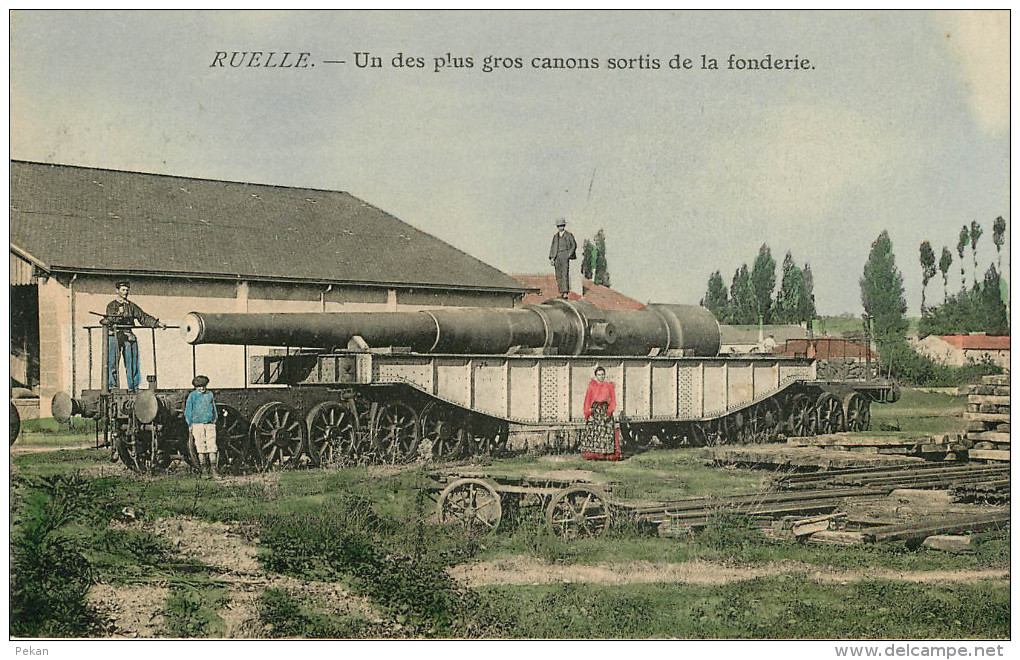 D 16 - SN 3281 - Ruelle - Un Des Plus Gros Canons Sortis De La Fonderie - Militaria - Matériel - Autres & Non Classés