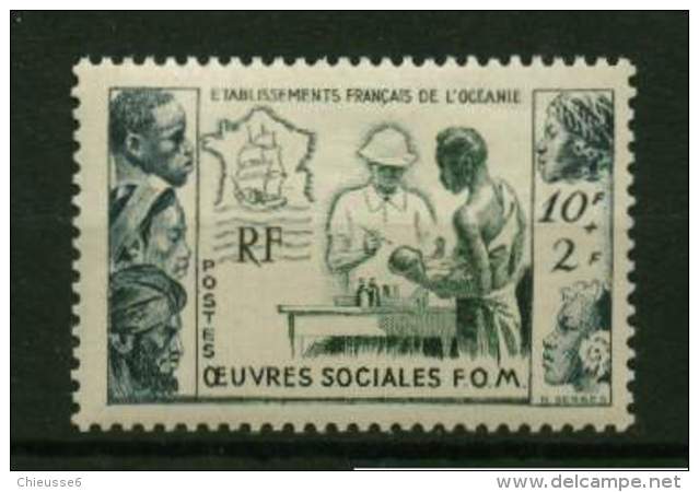 Océanie * N° 201 - Au Profit Des Oeuvres Sociaales De La France - Unused Stamps