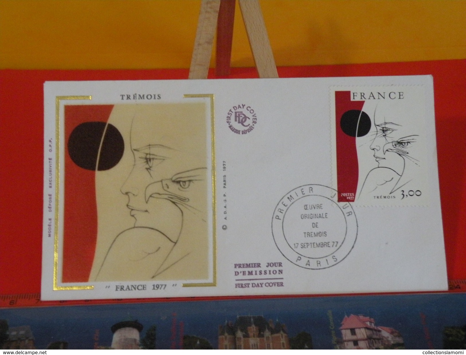 FDC > 1970-1979 > Trémois, France 177 - Paris - 17.9.1977 - 1er Jour. Coté 4 &euro; - 1970-1979