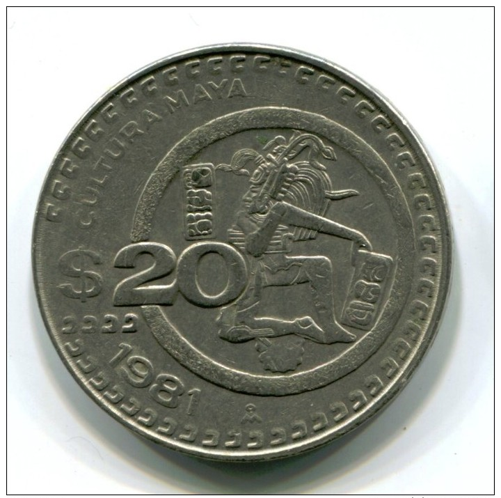 1981 Mexico 20 Pesos Coin - Mexico