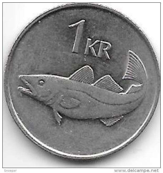 *iceland 1 Krona 1981  Km 27   Unc - Islande