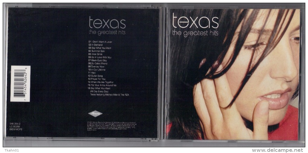 ALBUM   C-D " TEXAS " THE GREATEST HITS - Other - English Music